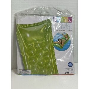 Intex Relax-A-Mat Inflatable Pool Float Green 72in x 27in